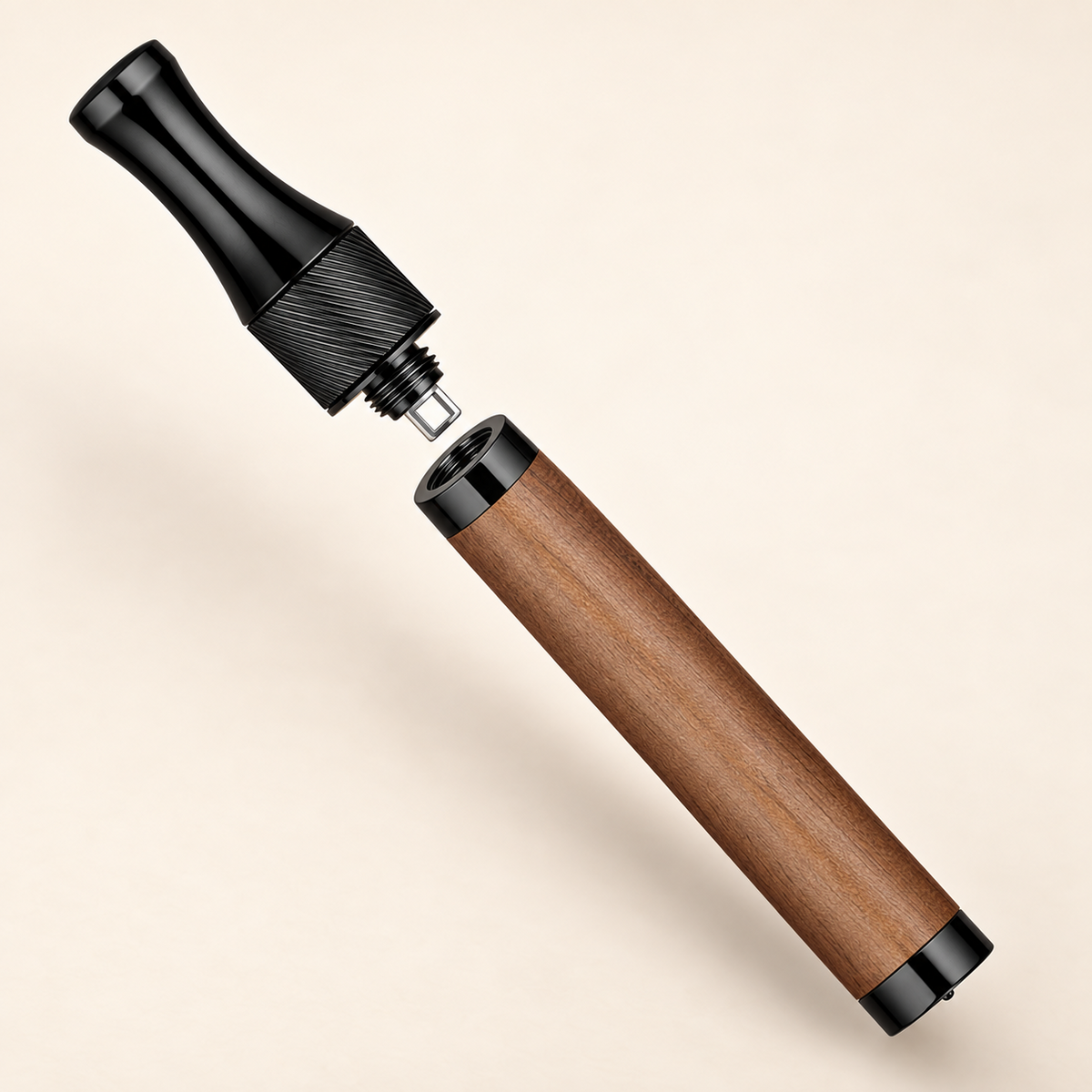 ARAM removable mouthpiece separated from the wooden body.
